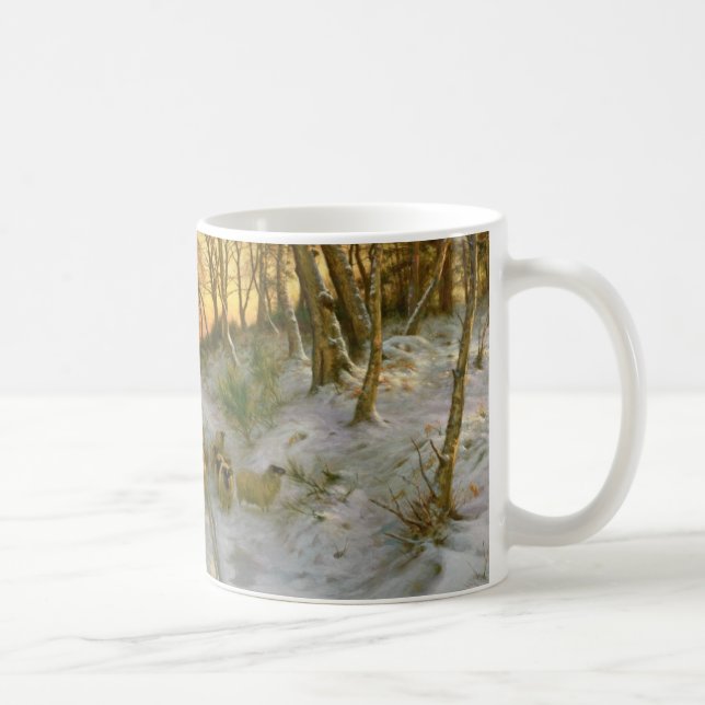 Geglüht mit Tönungen der Abends-Stunden Kaffeetasse (Rechts)