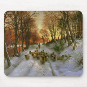 Geglüht mit Tönungen der Abends-Stunden Mousepad