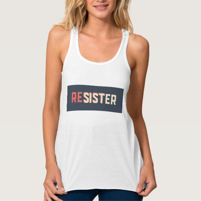 Gegner-Schwester-Behälter Tank Top (Vorderseite)