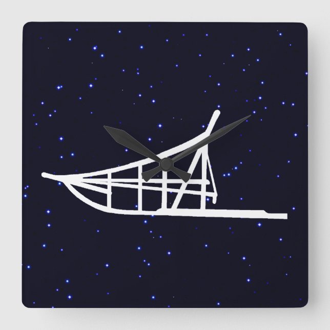 gegossen quadratische wanduhr (Vorderseite)