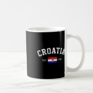 Gegr. 1991 kroatischer Unabhängigkeitstag Kaffeetasse