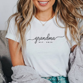 Gegr. 20XX Geschenk für zukünftige Oma T-Shirt