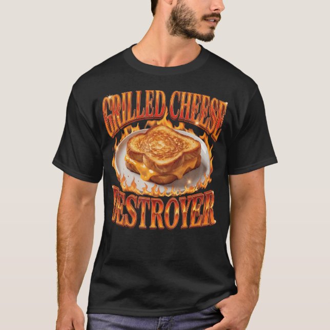 Gegrillter Käse T-Shirt (Vorderseite)