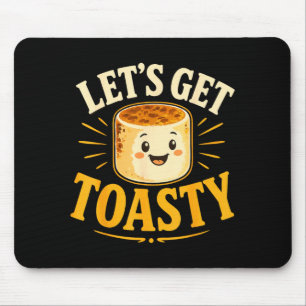 Gegrillter Marshmallow Lagerfeuer Mousepad