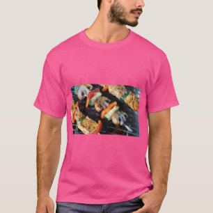 Gegrilltes Fleischspieß-Kunst-T-Shirt T-Shirt