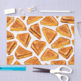 Gegrilltes Käsesandwich Seidenpapier