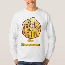 Geh Bananen! Langschläfer-T - Shirt | Fun Graphic 