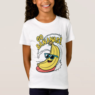 Geh Bananen! Surfen Banana Kids' T - Shirt