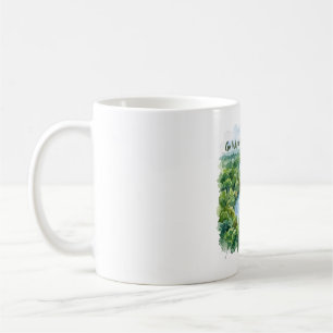 Geh dorthin, wo du dich am lebendigsten fühlst Nat Kaffeetasse