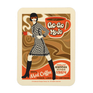 Geh Geh Mojo Kaffee Magnet
