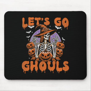 Geh Geister Hexe Retro Halloween Kostüm für Frauen Mousepad