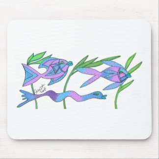 Geh mit dem Fluss! Mousepad
