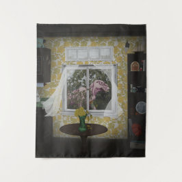 Geh nicht raus wandteppich