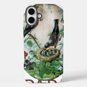 Geh Papa Vögel Kunst Druck iPhone 16 Plus Hülle