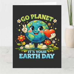 Geh Planet Erde Tag grün Karte