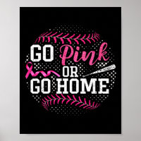 Geh Rosa oder geh nach Hause Brustkrebs Softll