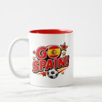 GEH SPANIEN Fußball-Fan-Tasse | Patriotisches Span