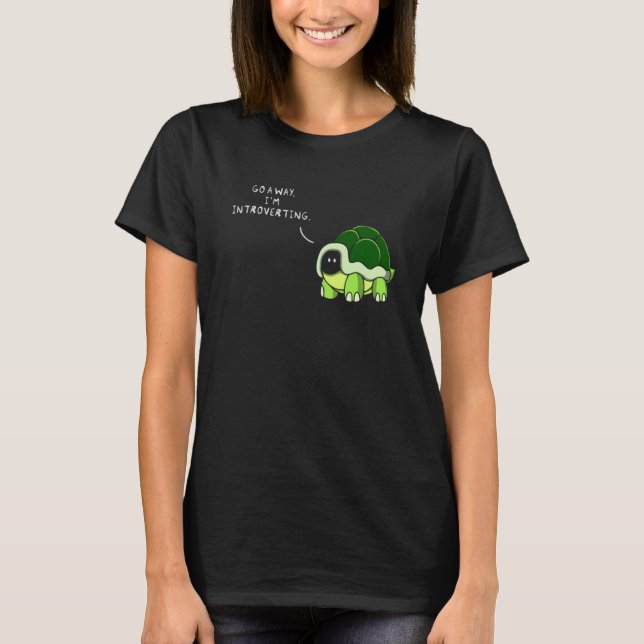 Geh weg, ich stelle Vater Joke vor T-Shirt (Vorderseite)