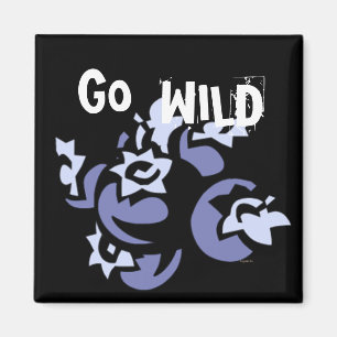 Geh Wilde Blaubeer Frucht Magnet