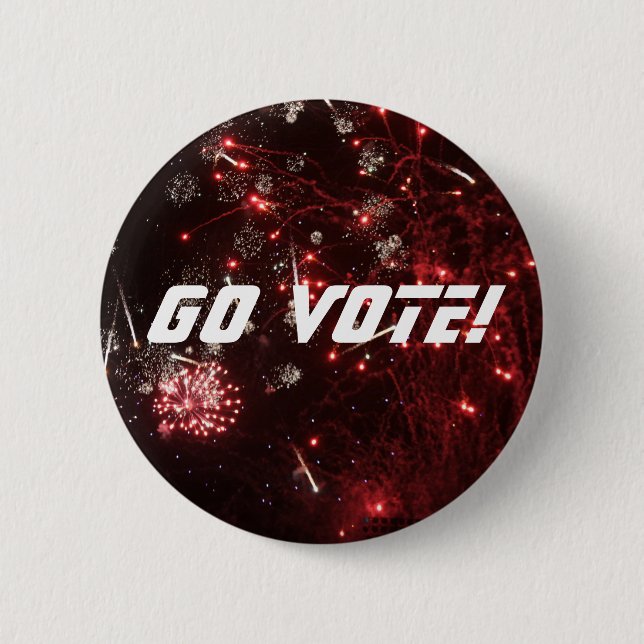 Geh zur Abstimmung! Button (Vorderseite)