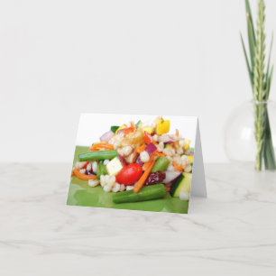 Gehackte Salat-Anmerkungs-Karte - besonders Karte