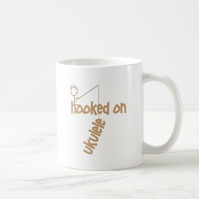 Gehakt auf Ukulele Kaffeetasse (Rechts)