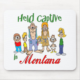 Gehaltener Gefangener in Montana Mousepad