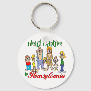 Gehaltener Gefangener in Pennsylvania Schlüsselanhänger