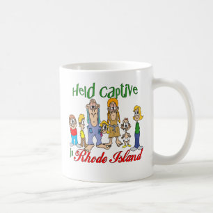 Gehaltener Gefangener in Rhode Island Kaffeetasse