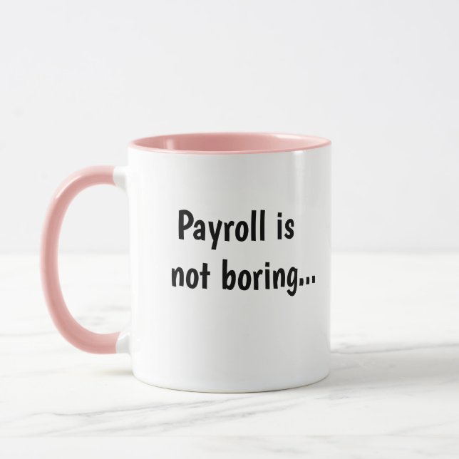 Gehaltsabrechnungsnicht langweiliges grausames tasse (Links)