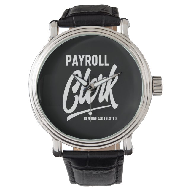 Gehaltsreferentin Job Title Gift Armbanduhr (Vorderseite)