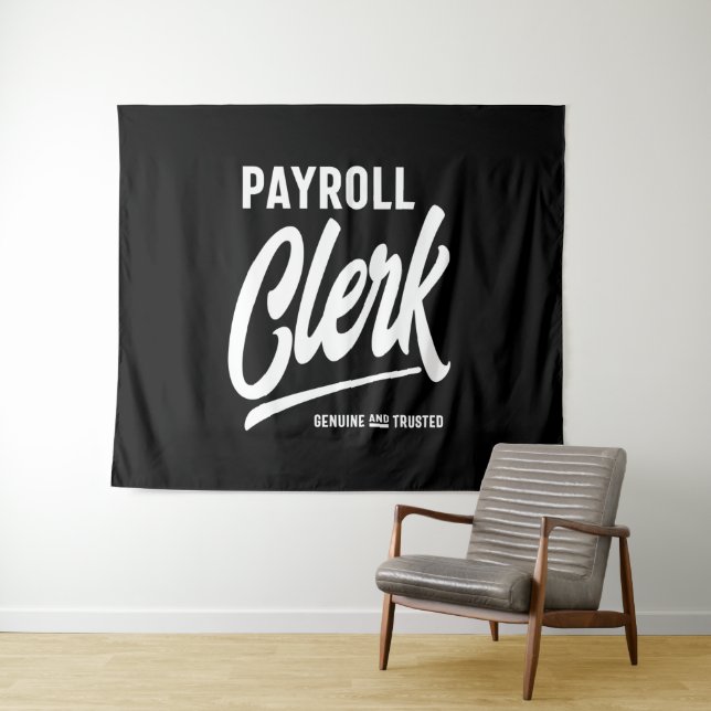 Gehaltsreferentin Job Title Gift Wandteppich (Beispiel (Horizontal))
