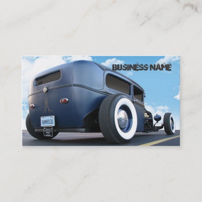 Gehämmert Visitenkarte (Vorderseite)