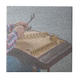 GEHÄMMERTER DULCIMER FLIESE