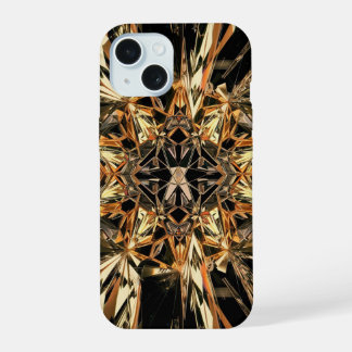 Gehäuse-Abdeckung für Schwarz- und Gold-Handys iPhone 15 Hülle