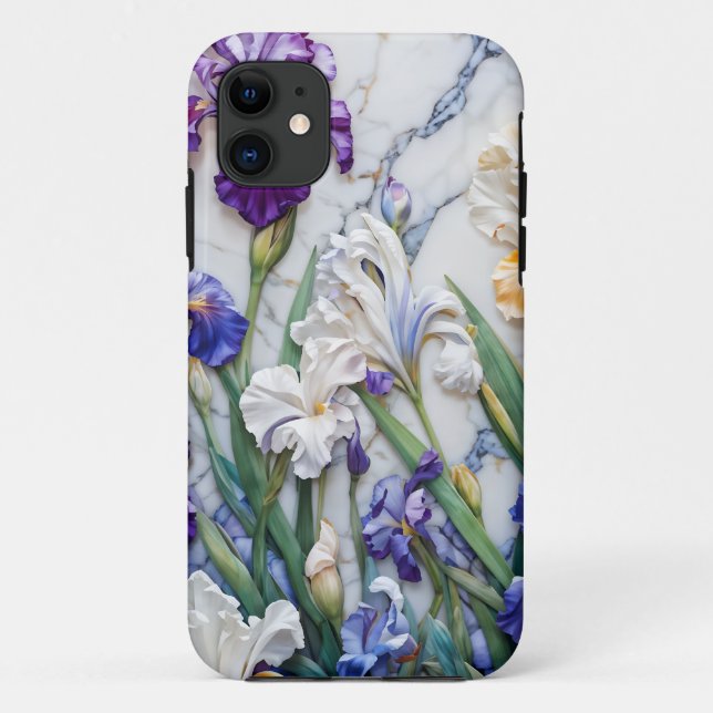 Gehäuse aus Iris-Marmor Case-Mate iPhone Hülle (Rückseite)