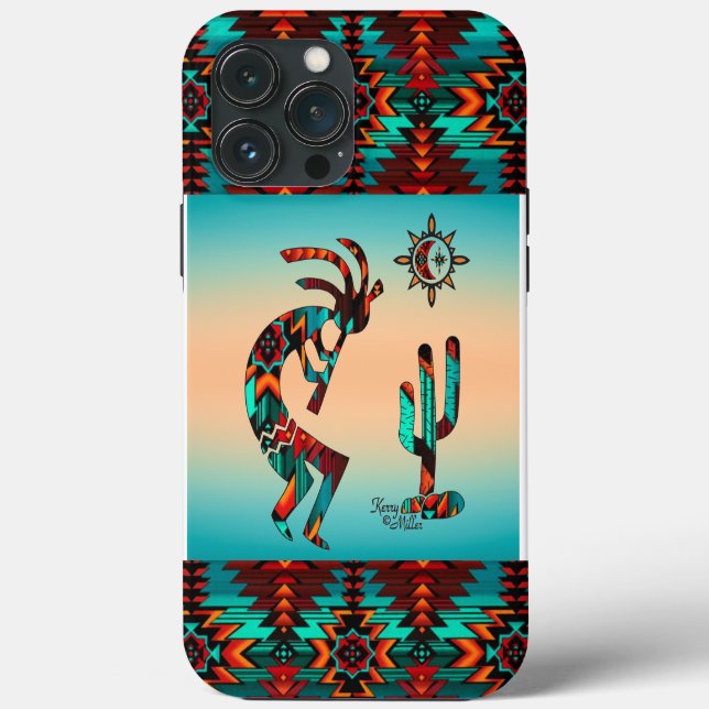 Gehäuse des Southwest Kokopelli iPhone Case-Mate iPhone Hülle (Rückseite)