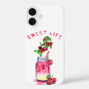 Gehäuse für frisches Cherry Drink - Benutzerdefini iPhone 16 Hülle
