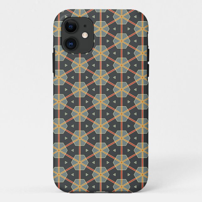 Gehäuse für geometrisches Design 014 Case-Mate iPhone Hülle (Rückseite)
