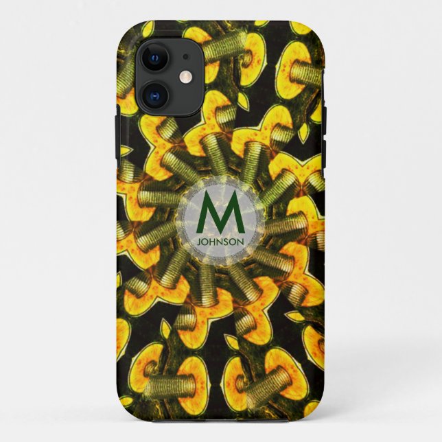 Gehäuse für Mushrooms Geometrisches Spiral iPhone  Case-Mate iPhone Hülle (Rückseite)