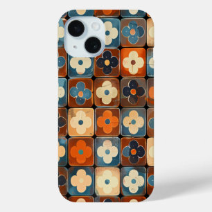 Gehäuse für Retro-Blume-Fliesenmuster Case-Mate iPhone Hülle