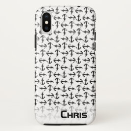 Gehäuse für schwarz-weiße Mobiltelefone Case-Mate iPhone Hülle