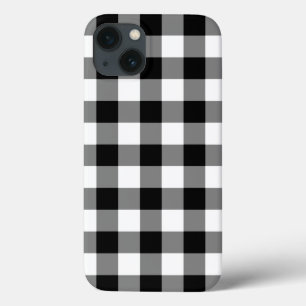 Gehäuse für schwarz-weißes Gingham-Muster Case-Mate iPhone Hülle