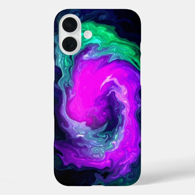 Gehäuse für wirbelloses Design iPhone 16 Plus Hülle (Rückseite)