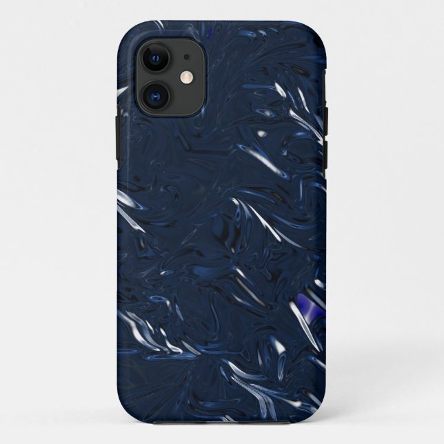 Gehäuse mit blauer Folie Case-Mate iPhone Hülle (Rückseite)