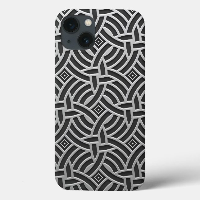 Gehäuse mit Metallmuster Case-Mate iPhone Hülle (Rückseite)