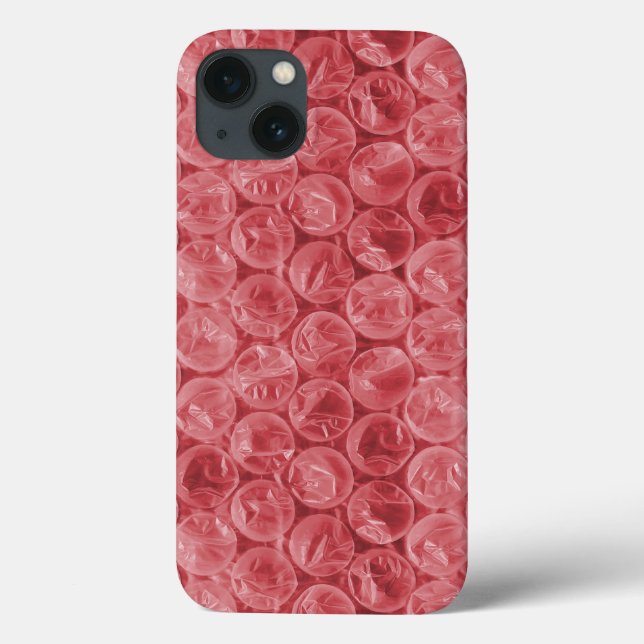 Gehäuse mit rotem Blasenmuster Case-Mate iPhone Hülle (Rückseite)