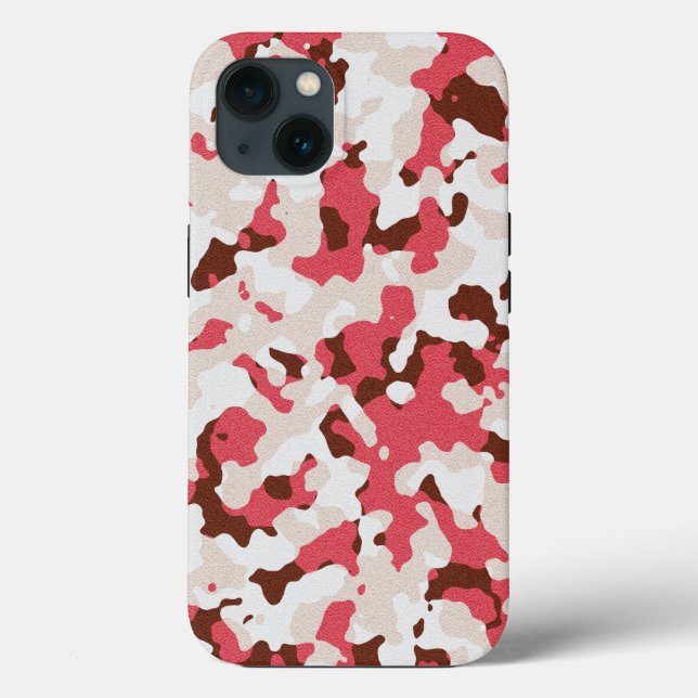 Gehäuse mit roter Tarnung Case-Mate iPhone Hülle (Rückseite)