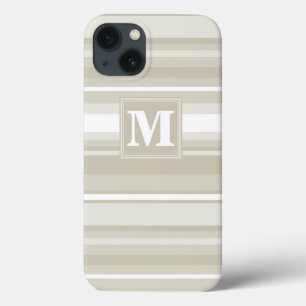 Gehäuse mit Sandsteinstreifen Monogramm Case-Mate  Case-Mate iPhone Hülle