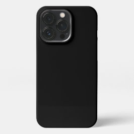 Gehäuse mit Schlichter Black Phone-Abdeckung  iPhone 13 Pro Hülle